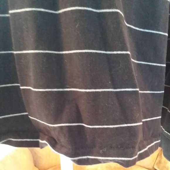 Mens Black Gray St. John's Bay Long Sleeve Polo Lg - Picture 4 of 6